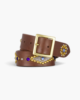 Amarillo — Studded Western Leather Belt-Brake House - 1