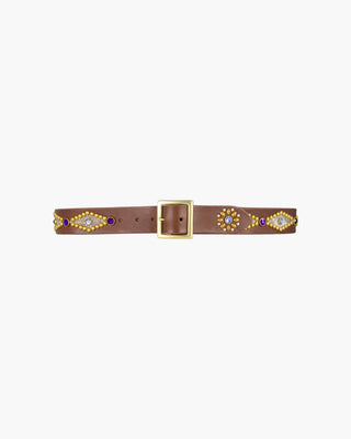 Amarillo — Studded Western Leather Belt-Brake House - 2