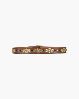 Amarillo — Studded Western Leather Belt-Brake House - 5