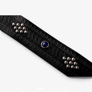 Diamond — Studded Western Leather Belt - Brake House - 9