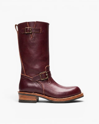 Leather Engineer Boots 2660 - VIBRAM® outsole - Brake House - Burgundy - 3