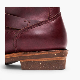 Leather Engineer Boots 2690 - VIBRAM® outsole - Brake House - Burgundy - 9