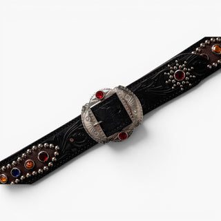 Montgomery — Studded Western Leather Belt - Brake House - 5