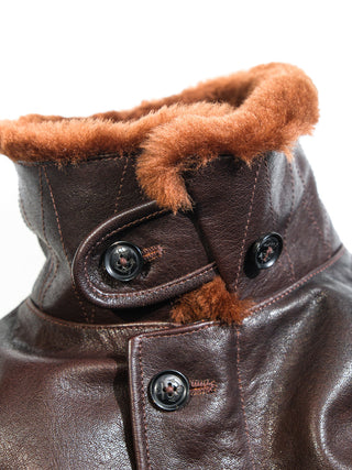 N-1 Deck Leather Jacket - Brake House - Brown - 16