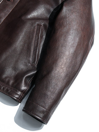 N-1 Deck Leather Jacket - Brake House - Brown - 20