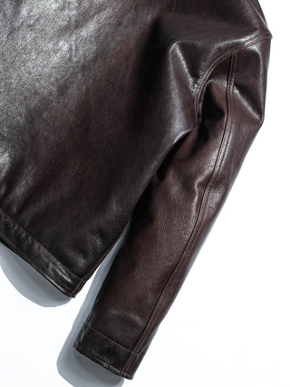 N-1 Deck Leather Jacket - Brake House - Brown - 22
